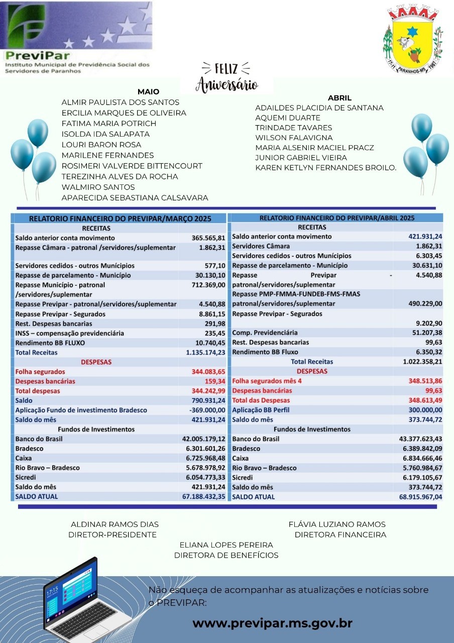 INFORMATIVO PREVIPAR